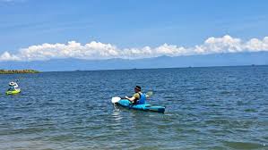 Kayaking on Lake Kivu